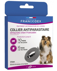 Francodex - Collier Antiparasitaire Dimpylate - Chien
