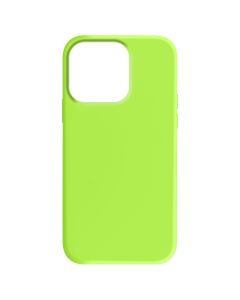 Coque Pour Iphone 15 Pro Max Semi-Rigide Intérieur Microfibre Moxie Vert Citron