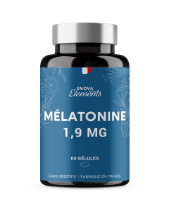 Melatonine 1,9Mg | Endormissement, Sommeil, Jetlag | Complément Alimentaire Pour Dormir 100% Naturel | 60 Nuits De Sommeil Naturel | Fabriqué En France