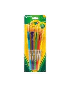 Crayola - 5 Pinceaux De Différentes Tailles