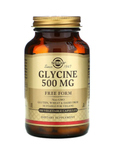 Solgar - Glycine - 500 Mg, 100 Capsules Végétales