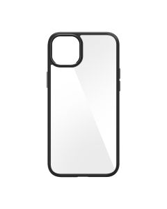 Coque Pour Spigen Iphone 14 Transparent Contour Noir Mat Antichoc Ultra Hybrid