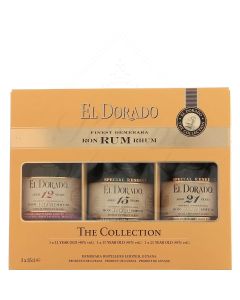 El Dorado Collection Coffret 3 Bouteilles 12, 15 Et 21 Ans 3X35Cl