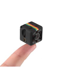 Mini Caméra Hd Sport Détection Mouvement Vision Nocturne Infrarouge Micro Sd Noir - Mémoire Supplémentaire De 8 Go