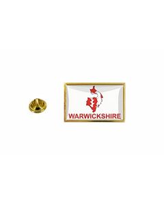 Akachafactory Pins Pin Badge Pin'S Drapeau Pays Carte Royaume Uni Warwickshire