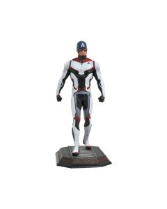 Avengers Endgame Marvel Movie Gallery - Statuette Captain America (Team Suit) 23 Cm