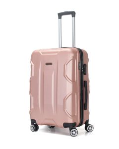Valise Grand Format 4 Roues Double 75Cm Abs Rigide Rose Gold - Palace - Superfly
