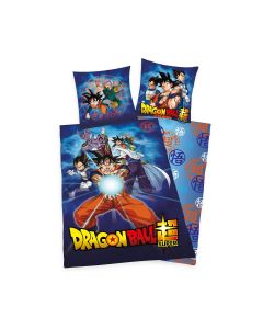 Dragonball Super - Parure De Lit Characters 135 X 200 Cm / 80 X 80 Cm