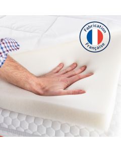 Surmatelas Mémoire De Forme 140X190 Cm - Confort Morphologique - Qualité Hôtellerie - Fabriqué En France