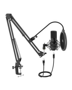 Kit Microphone À Condensateur Et Bras De Suspension Mic500