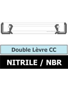 Joint Spi / Bague À Lèvre 40X50X7 Cc Double Lèvre Nbr / Nitrile