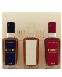Bellevoye Whisky De France Coffret Découverte Tricolore 3X20Cl