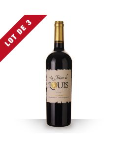 3X Château Tour Rouge Le Trésor De Louis Bordeaux Rouge 2020 - 75Cl