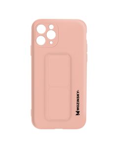 Coque Iphone 11 Pro Silicone Support Magnétique Pliable Wozinsky Rose