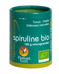 Spiruline Des Andes 120G Micro-Granules Flamant Vert Bio