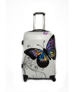 Valise Trolley Moyenne 4 Roues 65Cm Polycarbonate Rigide 