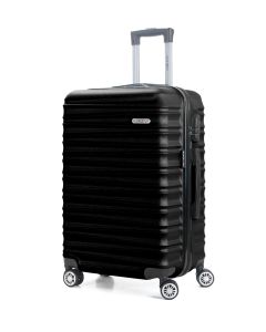 Valise Taille Moyenne 4 Roues 65Cm Rigide Noir - Palma - Superfly