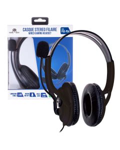 Casque Audio Gamer Double Universel Spx-100 Ps4 / Ps5 / Xbox One / Xbox Serie / Switch - Micro Flexible