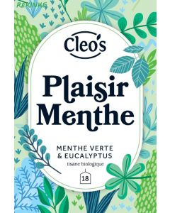 Infusion Plaisir Menthe 18 Sachets Cleo'S Bio