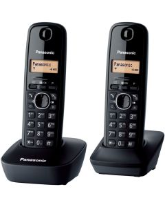 Téléphone Sans Fil Duo Dect Noir - Panasonic - Kx-Tg1612Frh