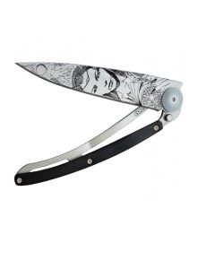 Couteau De Poche Pliant Ultra Léger Avec Clip Ceinture, 37G, Titane, Ebène, Succube