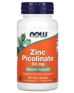 Now Foods - Picolinate De Zinc, 50 Mg, 120 Capsules