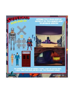 Dc Comics - Figurines Superman The Mechanical Monsters (1941) 5 Points Deluxe Box Set 10 Cm