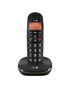Téléphone Senior Fixe Doro Phoneeasy 100W, Sans Fil Dect Son Amplifié Noir