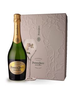 Champagne Perrier-Jouët Grand Brut 75Cl - Coffret 2 Flutes