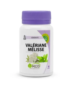Mgd - Valeriane Melisse 60 Gélules Pullulans 300 Mg