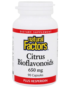 Natural Factors - Bioflavonoïdes D'Agrumes, 650 Mg, 90 Gélules