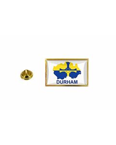 Akachafactory Pins Pin Badge Pin'S Drapeau Pays Carte Royaume Uni Durham