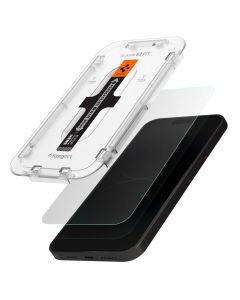 2 Films Écran Iphone 14 Pro Max Kit D'Installation Ez Fit Spigen Transparent