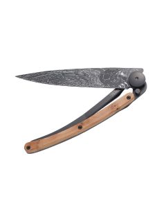 Couteau De Poche Pliant Ultra Léger Avec Clip Ceinture, 37G, Black, Genévrier, Aigle
