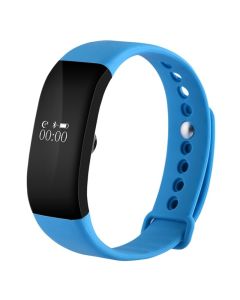 Bracelet Cardio Android Iphone Montre Connectée Bt Podomètre Bleu