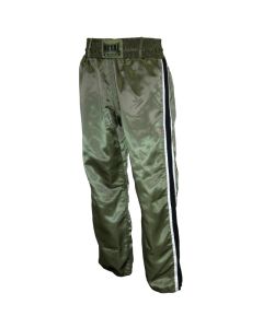 Pantalon De Full Contact Kaki 2 Bandes Metal Boxe - Taille 190 Cm