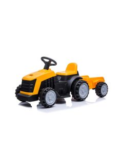 Tracteur Électrique Avec Remorque 22W Pour Enfant 3Km/H Couleur:Jaune