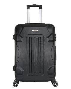 Valise Trolley Moyenne 4 Roues 65Cm Abs Rigide 