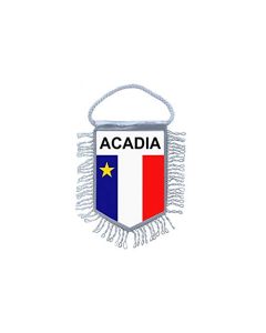 Akachafactory Fanion Mini Drapeau Pays Voiture Decoration Etats Region Canada Acadie