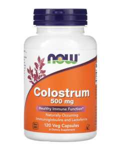 Now Foods, Colostrum, 500 Mg, 120 Capsules Végétariennes