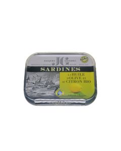 Sardines À L'Huile D'Olive Et Au Citron 115G Jacques Gonidec