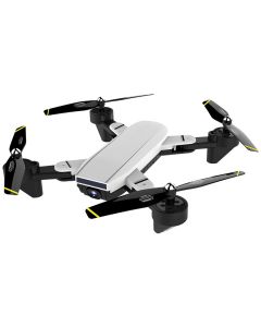 Drone Caméra 4K Wifi Quadcoptère Pliable Double Cam App Ios Android - Couleur Blanc