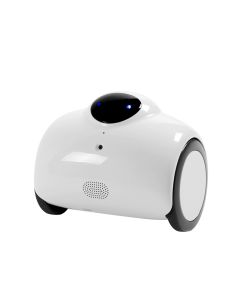 Mini Robot Android Ios Wifi Camera Ip Hd 720P 4400 Mah Jouet Interactif Microphone Blanc