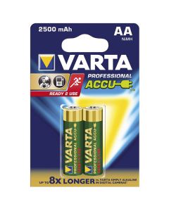 Lot De 2 Piles Alcaline Type Hr6 1.2 Volts Rechargeables - Varta - 5716101402
