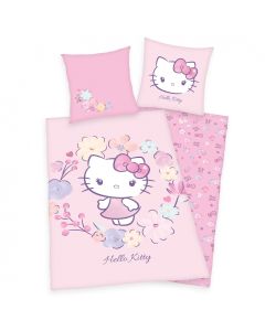 Hello Kitty - Parure De Lit Hello Kitty 135 X 200 Cm / 80 X 80 Cm