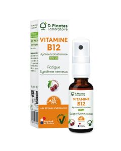Vitamine B12 En Spray Goût Cerise 20Ml D.Plantes Vegan