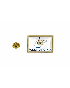 Akachafactory Pins Pin Badge Pin'S Drapeau Pays Carte Usa Virginie Occidentale