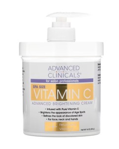 Advanced Clinicals - Crème Vitamine C, Éclaircissante, Formule Avancée, 454 Gr