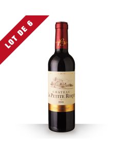 6X Château La Petite Roque Côtes De Bordeaux Blaye Rouge 2019 - 37,5Cl