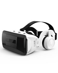 Casque Vr 3D Lunettes Réalité Virtuelle Pour Smartphone 4,7 À 6,1 Pouces Son Hifi Blanc